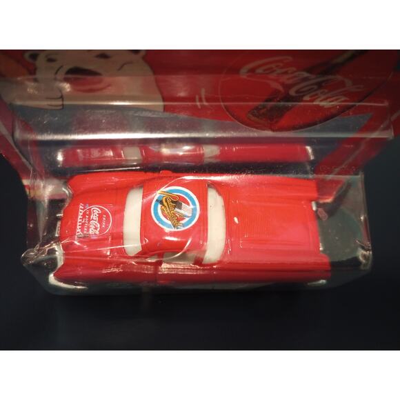 Coca-Cola 1997 Vintage Majorette Red Toy Car 58 Corvette - Picture 6 of 6